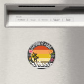 California Summer Vibe Surf Camp Magnet (Insitu (Vaatwasser))