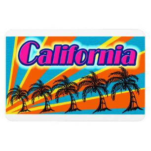 California Sun & Palm Trees #1 Magnet Magneet
