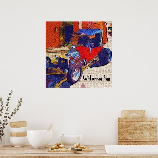 California Sun Poster (Keuken)