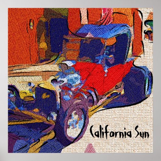 California Sun Poster (Voorkant)
