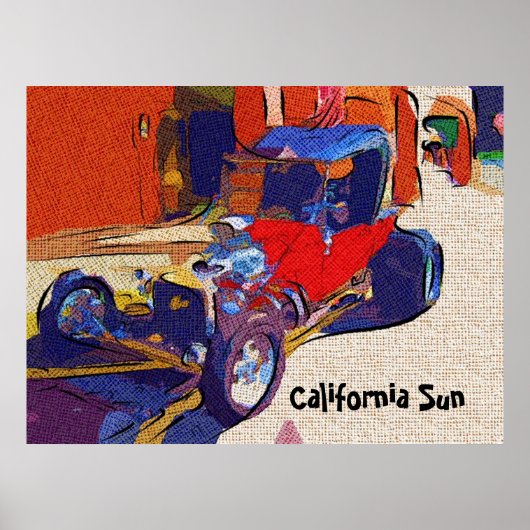 California Sun Poster (Voorkant)