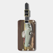 California Sunset Bagagelabel (Voorkant verticaal)