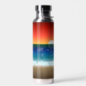 California Sunset | Beach Sand Heart Waterfles (Links)