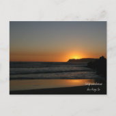 California Sunset Briefkaart (Voorkant)