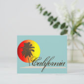 California Sunset Briefkaart (Staand voorkant)