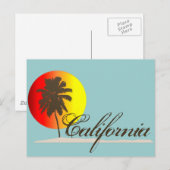 California Sunset Briefkaart (Voorkant / Achterkant)