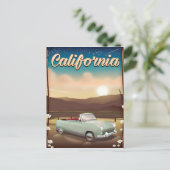California Sunset Briefkaart (Staand voorkant)