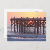 California Sunset Briefkaart (Voorkant / Achterkant)