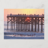 California Sunset Briefkaart (Voorkant)