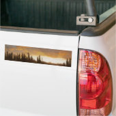 California Sunset (Californisch landschap) Bumpersticker (Op Truck)