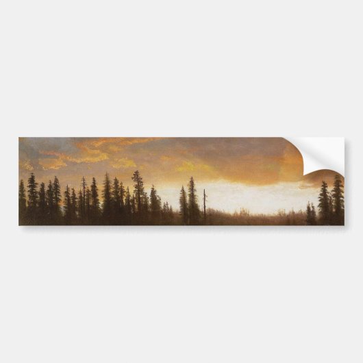 California Sunset (Californisch landschap) Bumpersticker (Voorkant)