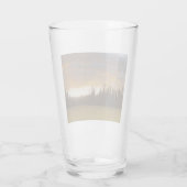 California Sunset (Californisch landschap) Glas (Achterkant)