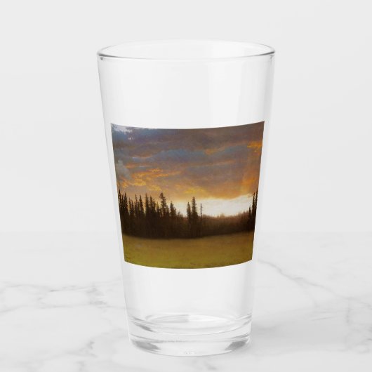 California Sunset (Californisch landschap) Glas (Voorkant)
