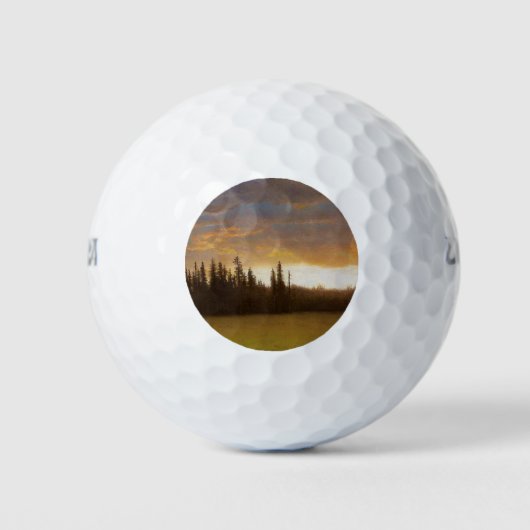 California Sunset (Californisch landschap) Golfballen (Voorkant)