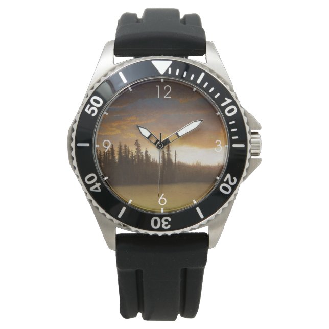 California Sunset (Californisch landschap) Horloge (Voorkant)