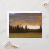 California Sunset (Californisch landschap) Kaart (Voorkant / Achterkant in situ)