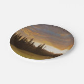 California Sunset (Californisch landschap) Papieren Bordje (Gekanteld)