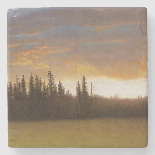 California Sunset (Californisch landschap) Stenen Onderzetter (Voorkant)