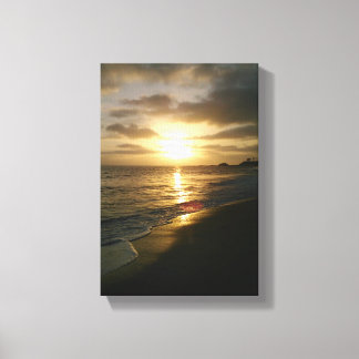California Sunset Canvas Afdruk