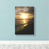 California Sunset Canvas Afdruk (Insitu (Houten vloer))