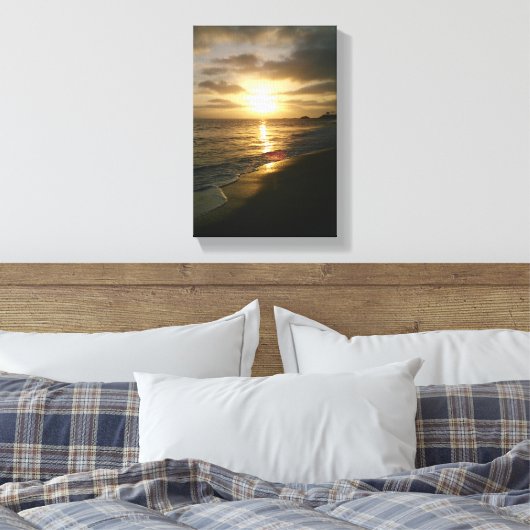California Sunset Canvas Afdruk (Insitu (Slaapkamer))