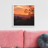 California Sunset Canvas Afdruk (Insitu (Woonkamer))