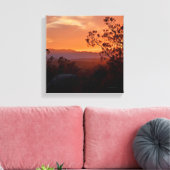 California Sunset Canvas Afdruk (Insitu (Woonkamer))