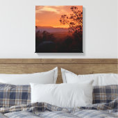 California Sunset Canvas Afdruk (Insitu (Slaapkamer))