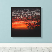 California Sunset Canvas Afdruk (Insitu (Houten vloer))