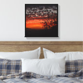 California Sunset Canvas Afdruk (Insitu (Slaapkamer))