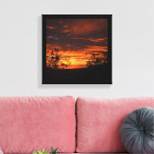 California Sunset Canvas Afdruk (Insitu (Woonkamer))