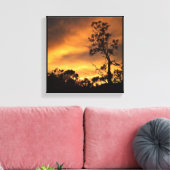 California Sunset Canvas Afdruk (Insitu (Woonkamer))