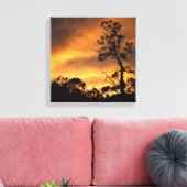 California Sunset Canvas Afdruk (Insitu (Woonkamer))