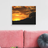 California Sunset Canvas Afdruk (Insitu (Woonkamer))