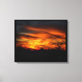 California Sunset Canvas Afdruk (Voorkant)