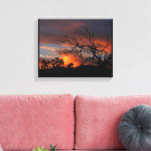California Sunset Canvas Afdruk (Insitu (Woonkamer))