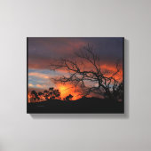California Sunset Canvas Afdruk (Voorkant)