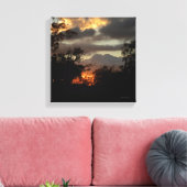California Sunset Canvas Afdruk (Insitu (Woonkamer))