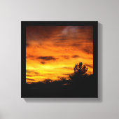 California Sunset Canvas Afdruk (Voorkant)