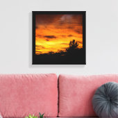 California Sunset Canvas Afdruk (Insitu (Woonkamer))