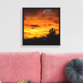 California Sunset Canvas Afdruk (Insitu (Woonkamer))