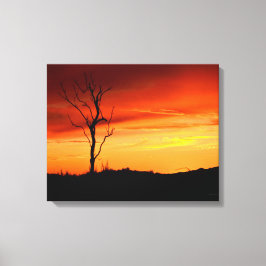 California Sunset Canvas Wrap Print
