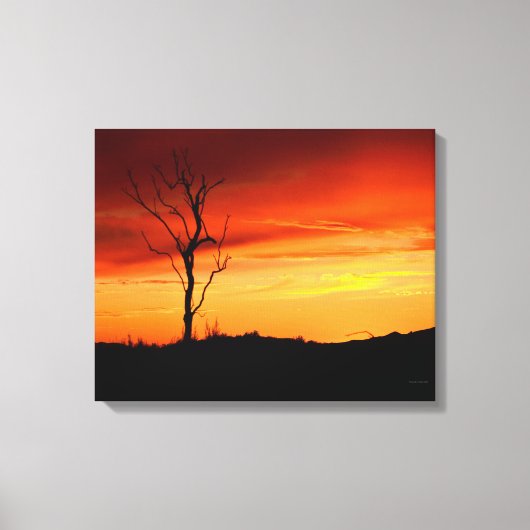 California Sunset Canvas Wrap Print (Voorkant)
