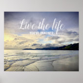 California Sunset Foto, Live Life You've Beeld Poster (Voorkant)