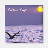California Sunset Magnet (Voorkant)