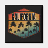 CALIFORNIA SUNSET PALM TREMSUMMER MAGNEET (Voorkant)