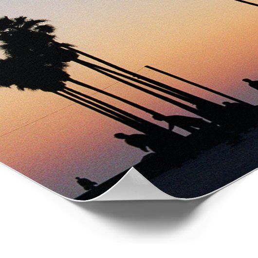 California Sunset Poster (Hoek)
