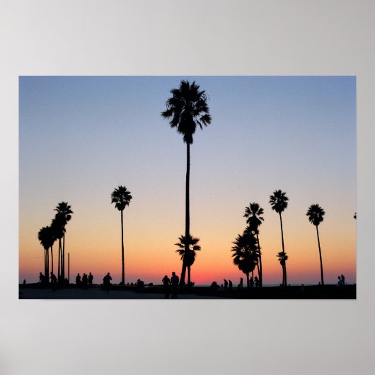 California Sunset Poster (Voorkant)