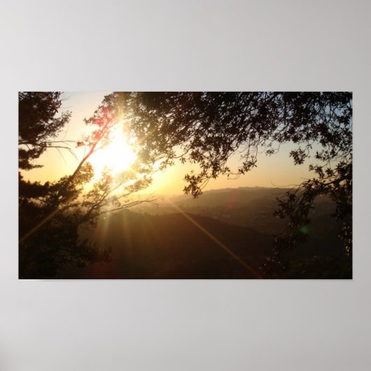 California Sunset Poster (Voorkant)