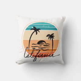 California sunset retro kussen